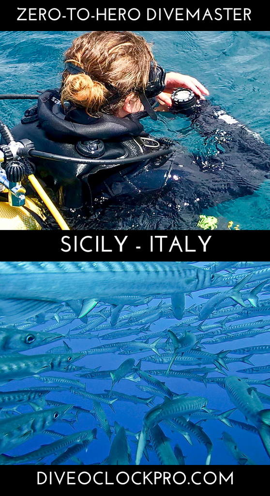 PADI Zero-to-Hero, whatever your diving certification level may be, we will make you become a Hero Divemaster! - Sicily - Italy
