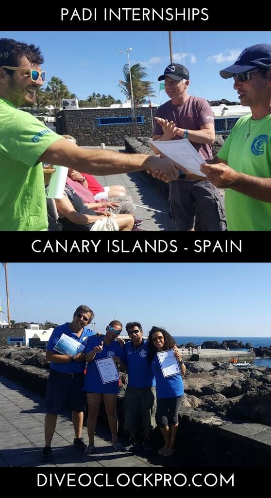 PADI DIVEMASTER / DSD LEADER INTERNSHIP - PLAYA BLANCA - CANARY ISLAND - Spain