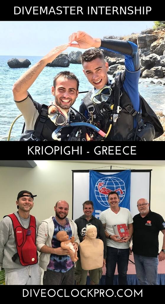 PADI Divemaster Internship - Kriopighi - Greece