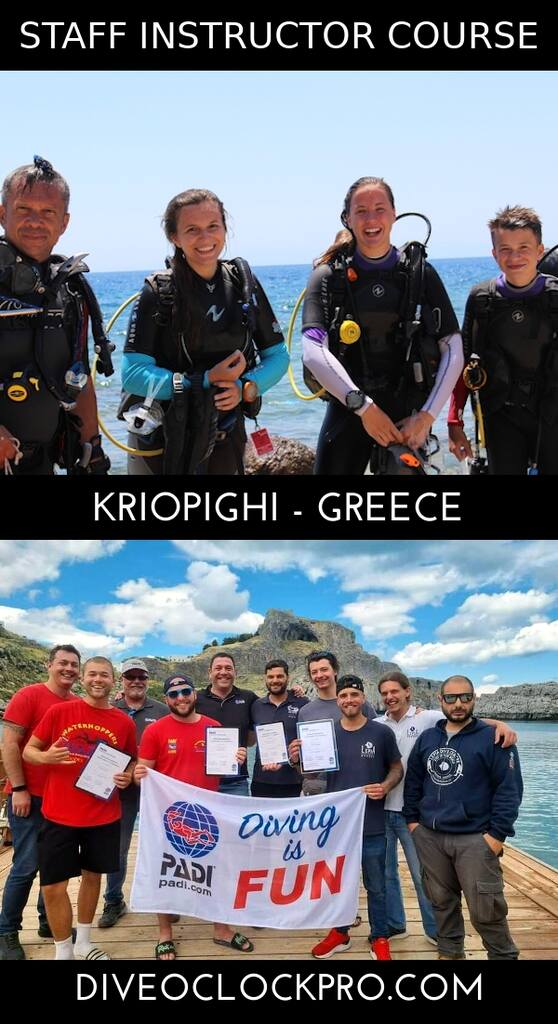 PADI IDC Staff Instructor - Kriopighi - Greece