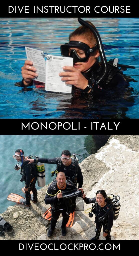 PADI Open Water Scuba Instructor BASIC - Monopoli - Italy