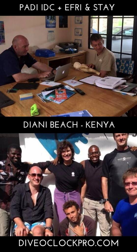 PADI IDC Package (IDC &EFRI) - Accommodation Included- (book early and get 5 free specialty instructor courses) - Diani Beach - Kenya