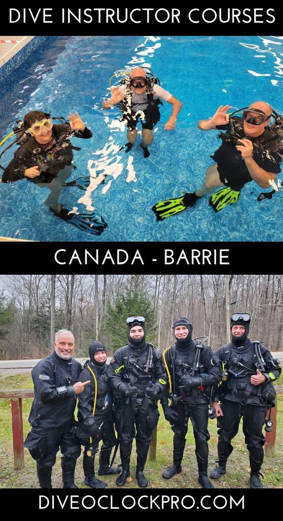 PADI Instructor Course IDC - Barrie - Canada