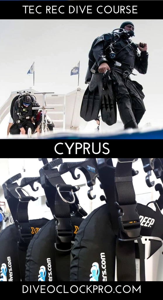 PADI Tech Course TEC REC 40/45/50/Trimix - LARNACA - Cyprus