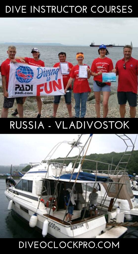 PADI Instructor Course IDC package Gold with EFRI - Vladivostok - Russia